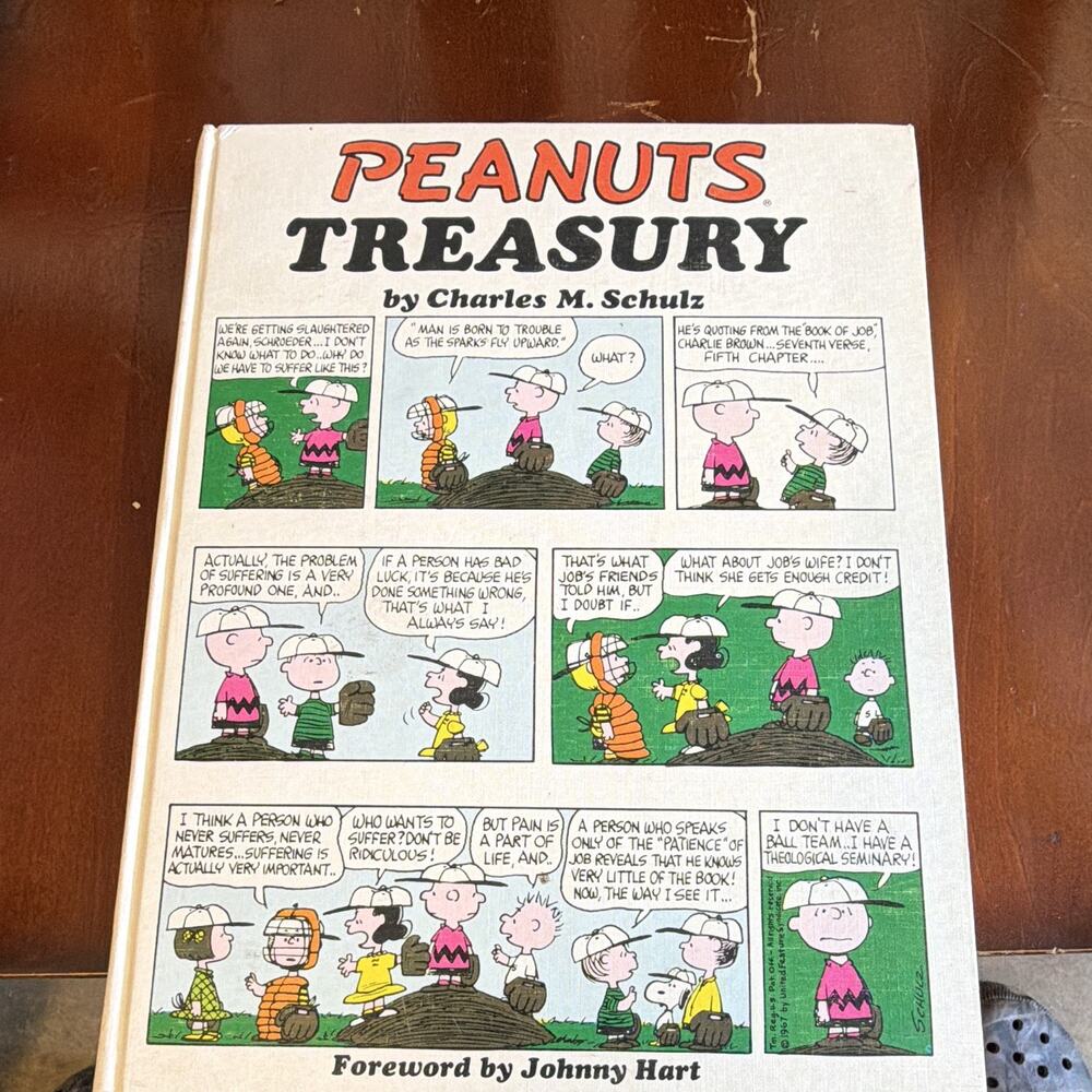 Peanuts Treasury Charles M. Schulz 1968 Illustrated Hardcover Holt Rinehart